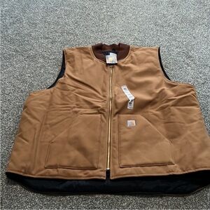 ❗️FINAL❗️ 🆕 CARHARTT Arctic Quilt Duck Vest 🔴🔴